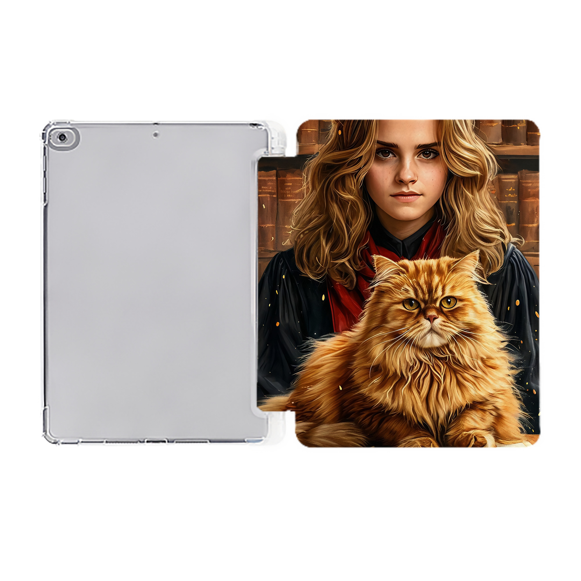 （画像用） Harry Potter ハリー・ポッターシリーズ IPad ケース ペン収納付き 三つ折りスタンド PUレザー×シリコン 対応機種9.5/10.5/10.9インチ